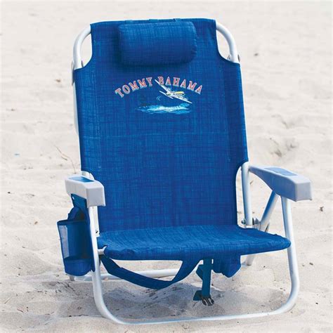 This stylish aluminum-frame backpack chair is built for strength and convenience. . Tommy bahama backpack beach chairs